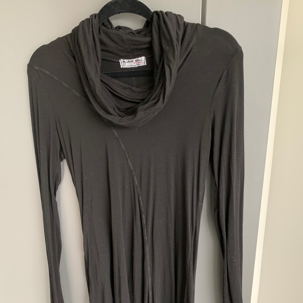 Michael stars black turtle neck